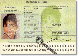 Passport with hidden information - IPI